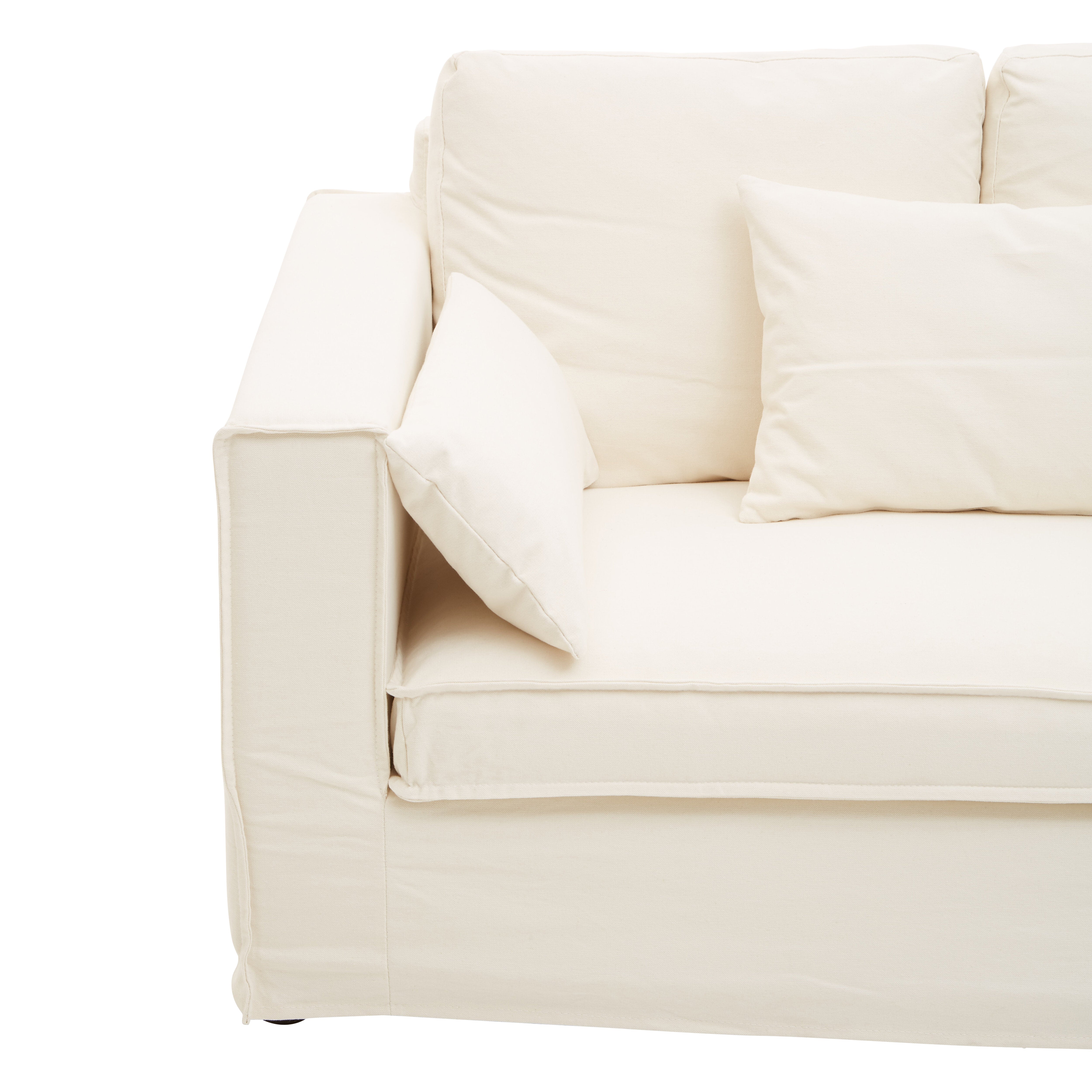 Arlo Cream Sofa | 3 Seater